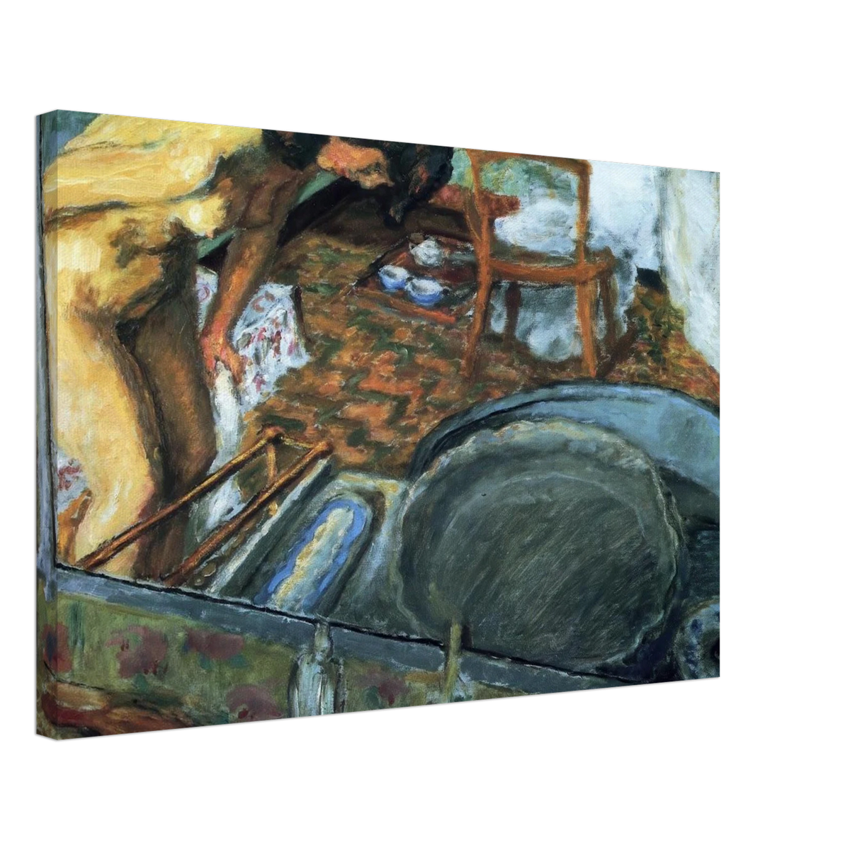 Tub in a Mirror Canvas | Pierre Bonnard Canvas | Pierre Bonnard Shop