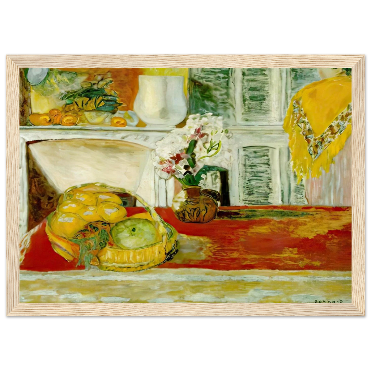 Corner of the Dining Room Framed Poster | Pierre Bonnard Framed Prints Wall Art | Pierre Bonnard Shop