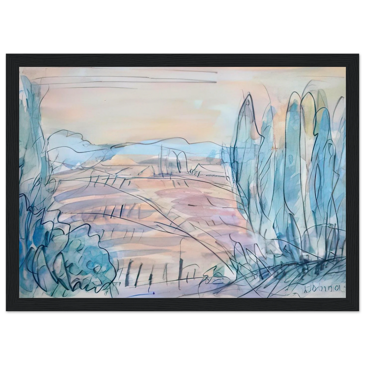 Côte d'Azur Framed Poster | Pierre Bonnard Framed Prints Wall Art | Pierre Bonnard Shop