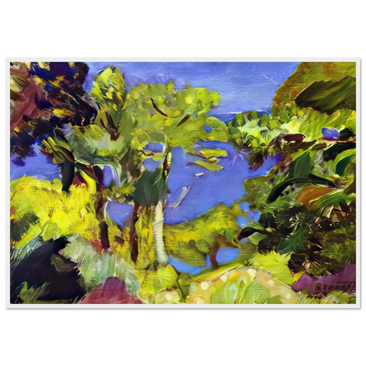 Landscape of Cote d Azur Framed Poster | Pierre Bonnard Framed Prints Wall Art | Pierre Bonnard Shop