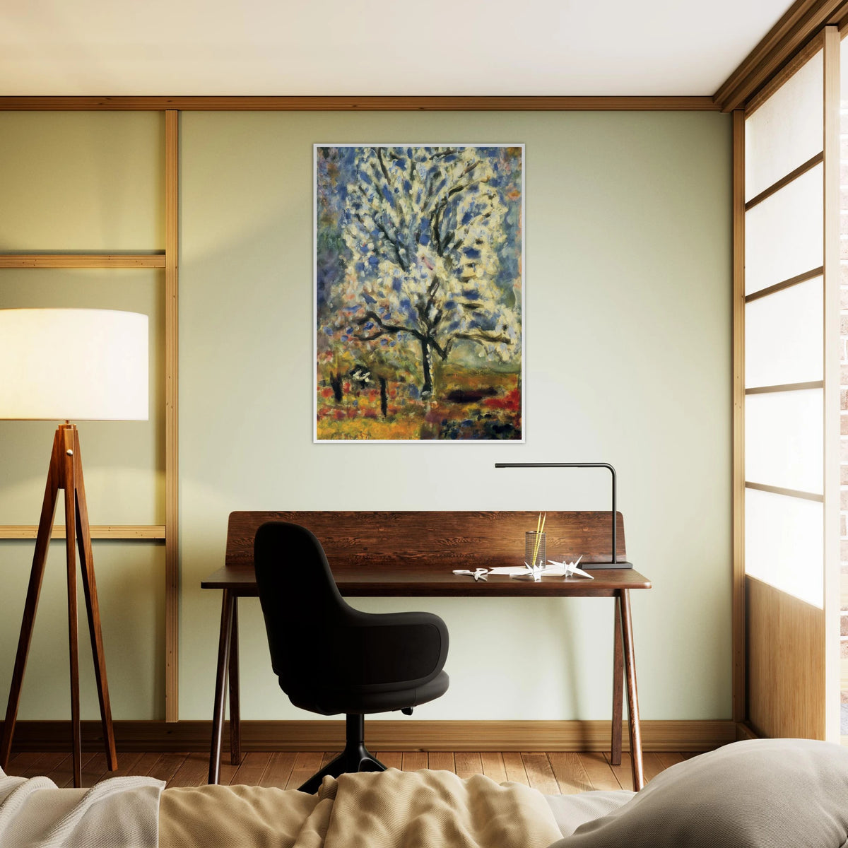 The almond tree in blossom Framed Poster | Pierre Bonnard Framed Prints Wall Art | Pierre Bonnard Shop