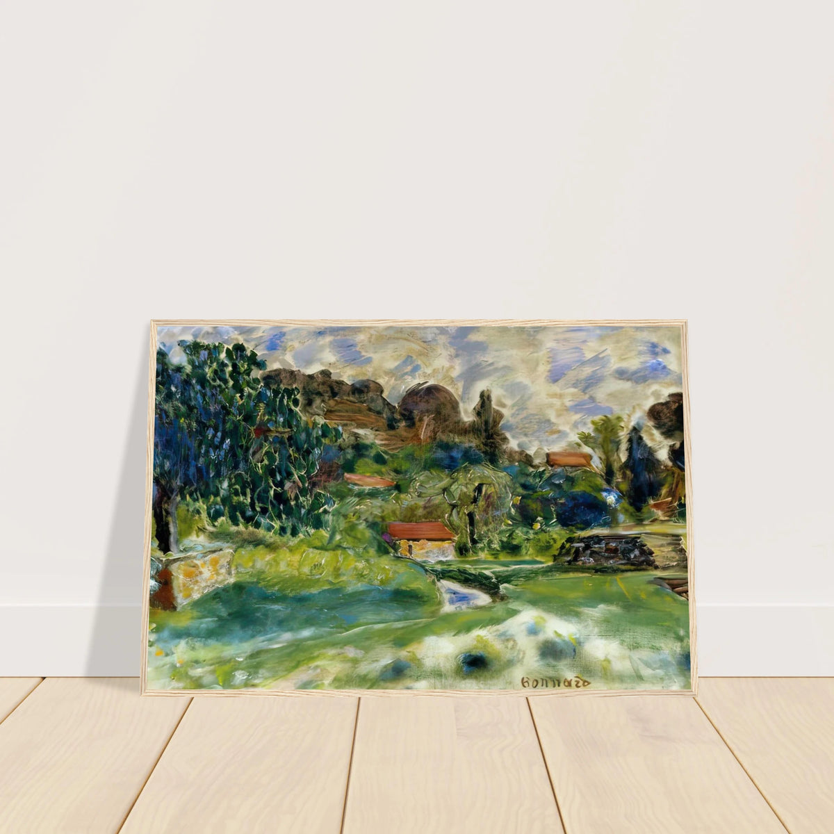 Cagnes Landscape Framed Poster | Pierre Bonnard Framed Prints Wall Art | Pierre Bonnard Shop