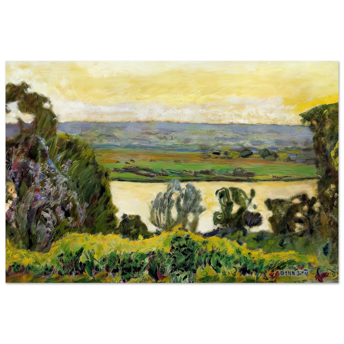 Landscape at Vernon Poster | Pierre Bonnard Poster | Pierre Bonnard Shop
