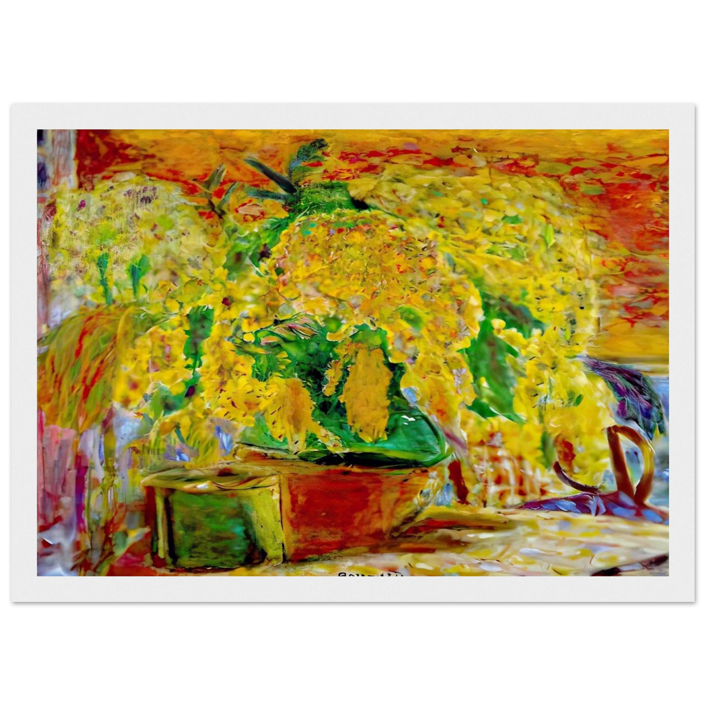Bunch of Mimosa Framed Poster | Pierre Bonnard Framed Prints Wall Art | Pierre Bonnard Shop