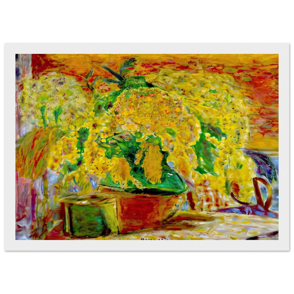 Bunch of Mimosa Framed Poster | Pierre Bonnard Framed Prints Wall Art | Pierre Bonnard Shop