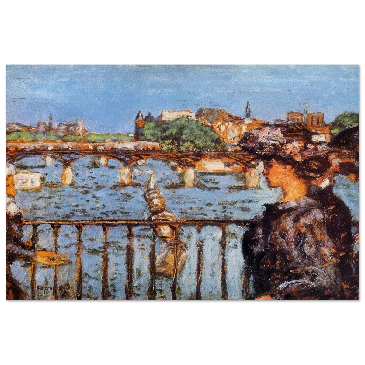 The Pont des Arts Poster | Pierre Bonnard Poster | Pierre Bonnard Shop
