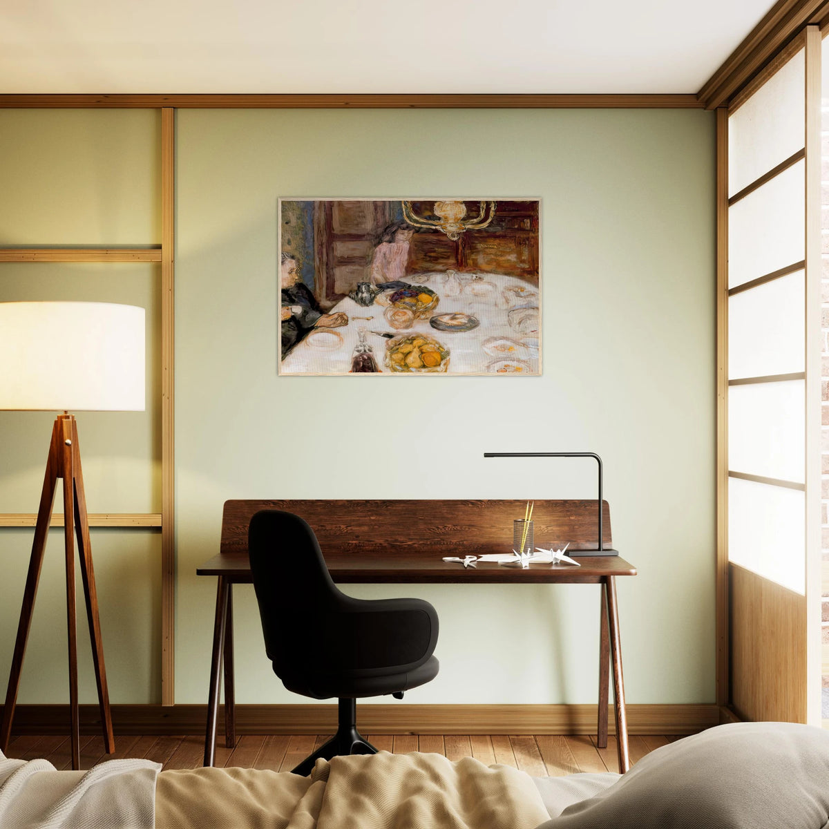 Lunch at Le Grand Lamps Framed Poster | Pierre Bonnard Framed Prints Wall Art | Pierre Bonnard Shop