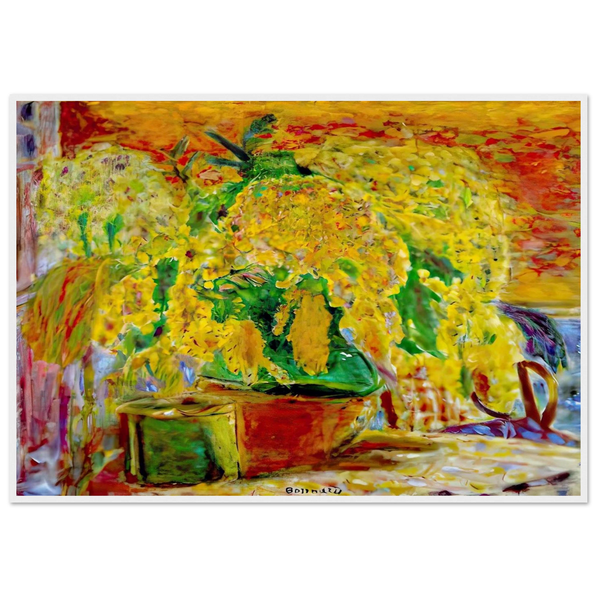 Bunch of Mimosa Framed Poster | Pierre Bonnard Framed Prints Wall Art | Pierre Bonnard Shop