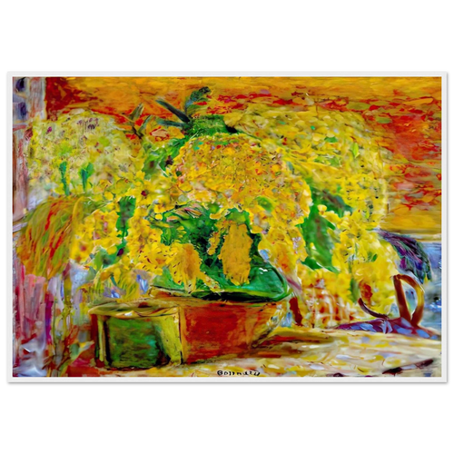 Bunch of Mimosa Framed Poster | Pierre Bonnard Framed Prints Wall Art | Pierre Bonnard Shop