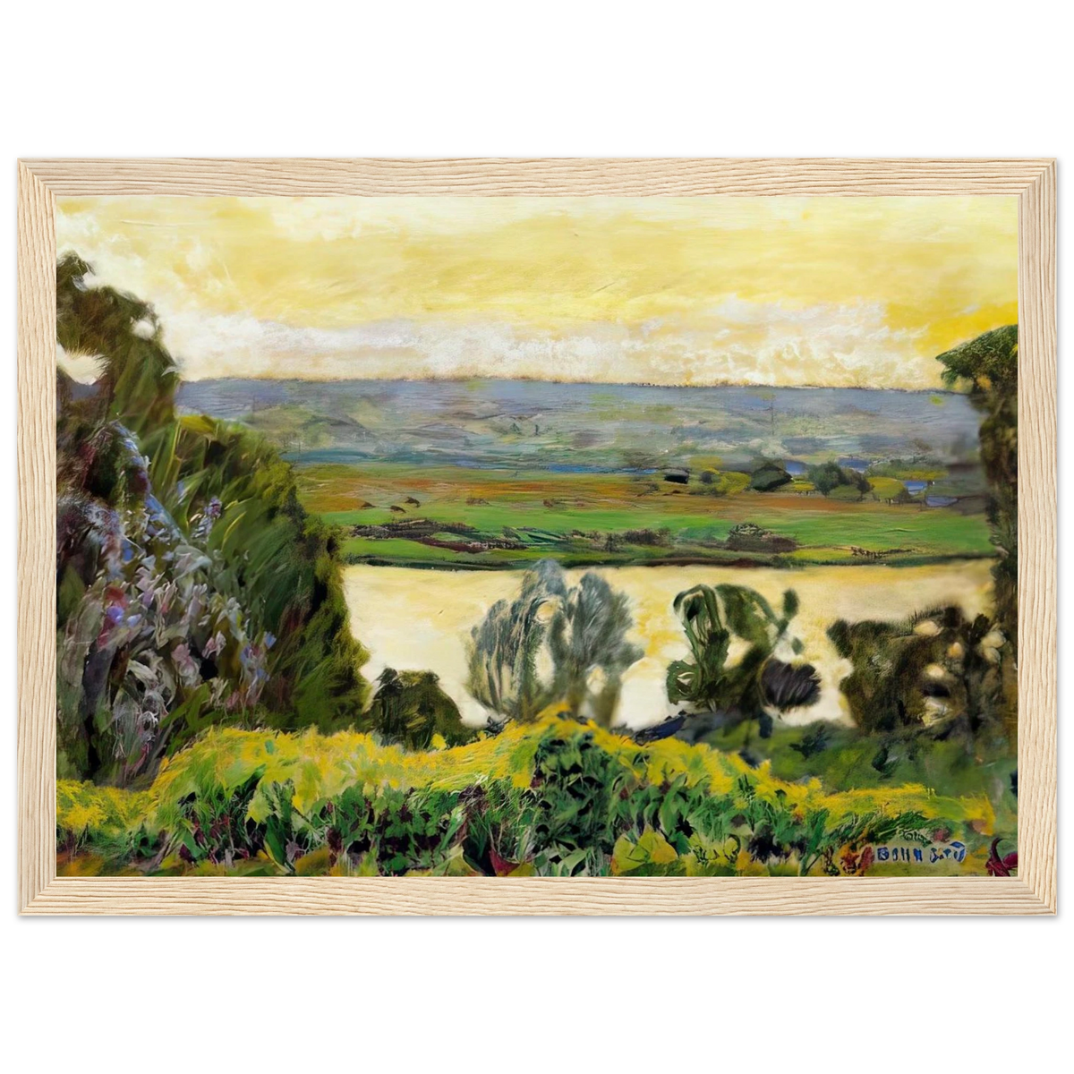 Landscape at Vernon Framed Poster | Pierre Bonnard Framed Prints Wall Art | Pierre Bonnard Shop