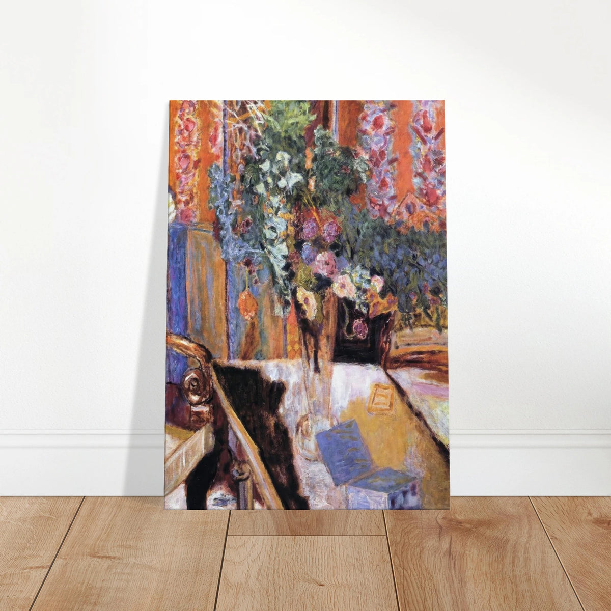 Interior with Flowers Canvas | Pierre Bonnard Canvas | Pierre Bonnard Shop