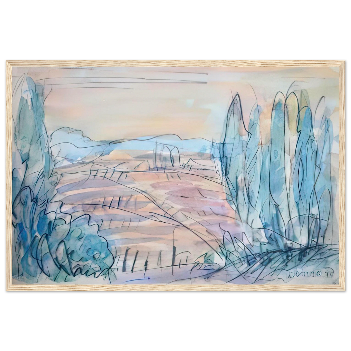 Côte d'Azur Framed Poster | Pierre Bonnard Framed Prints Wall Art | Pierre Bonnard Shop