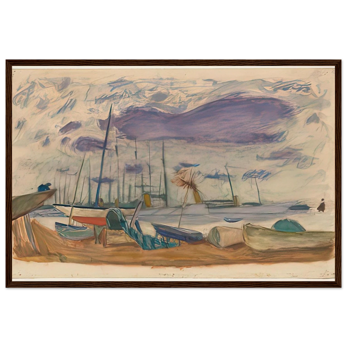 Le Port de Cannes Framed Poster | Pierre Bonnard Framed Prints Wall Art | Pierre Bonnard Shop