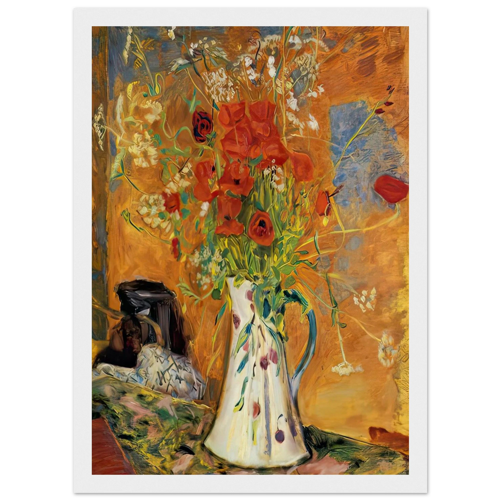 Poppies Framed Poster | Pierre Bonnard Framed Prints Wall Art | Pierre Bonnard Shop