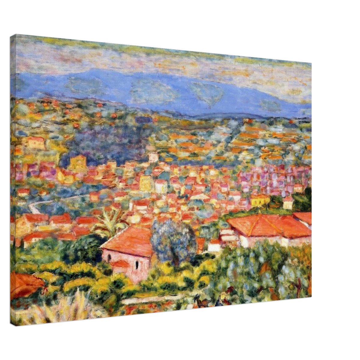 View of Le Cannet, Roofs Canvas | Pierre Bonnard Canvas | Pierre Bonnard Shop