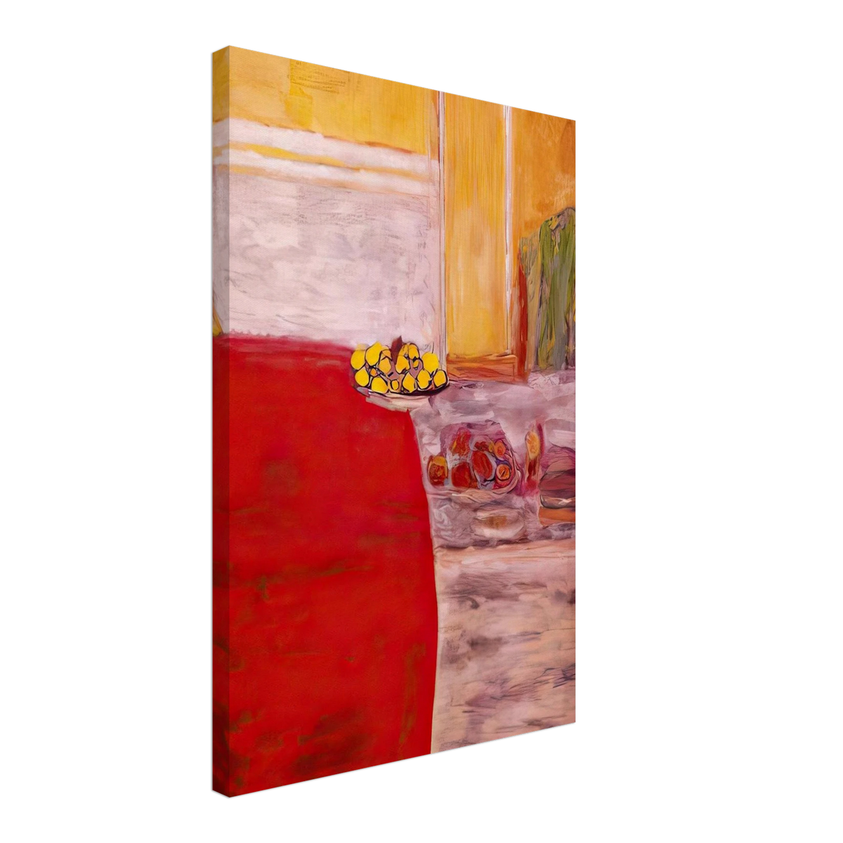 Fruit on the red carpet Canvas | Pierre Bonnard Canvas | Pierre Bonnard Shop