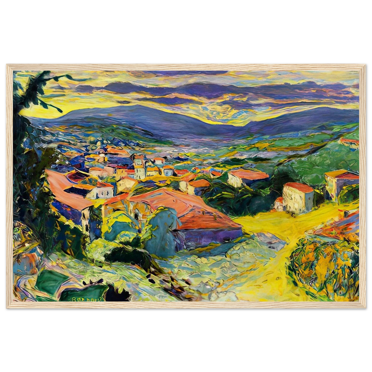 Landscape at Le Cannet Framed Poster | Pierre Bonnard Framed Prints Wall Art | Pierre Bonnard Shop