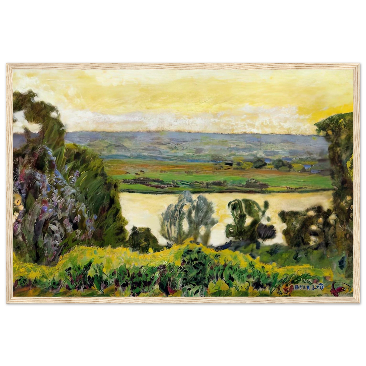 Landscape at Vernon Framed Poster | Pierre Bonnard Framed Prints Wall Art | Pierre Bonnard Shop