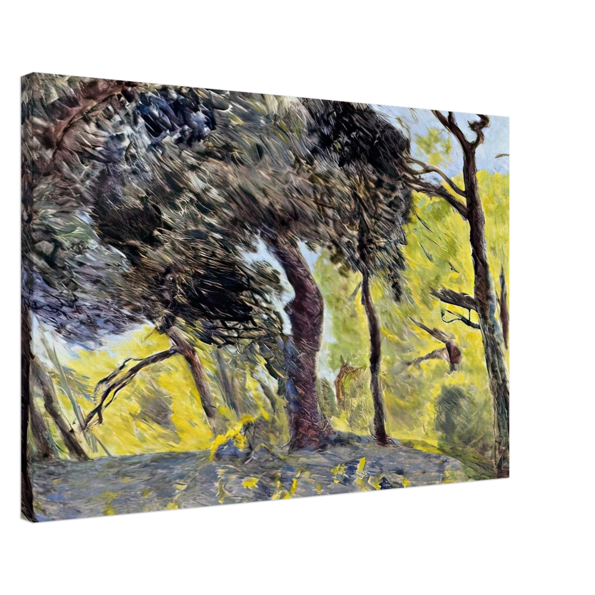 In the Woods (study) Canvas | Pierre Bonnard Canvas | Pierre Bonnard Shop