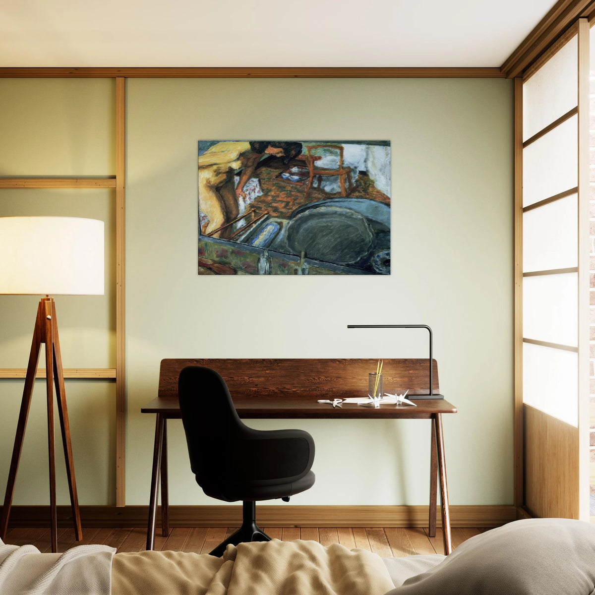 Tub in a Mirror Canvas | Pierre Bonnard Canvas | Pierre Bonnard Shop