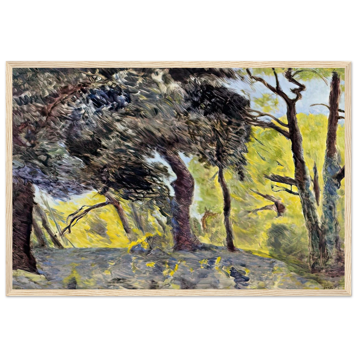 In the Woods (study) Framed Poster | Pierre Bonnard Framed Prints Wall Art | Pierre Bonnard Shop
