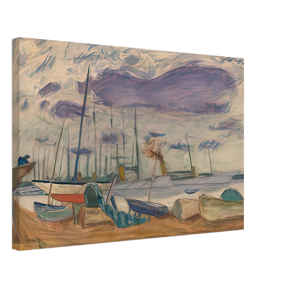 Le Port de Cannes Canvas | Pierre Bonnard Canvas | Pierre Bonnard Shop