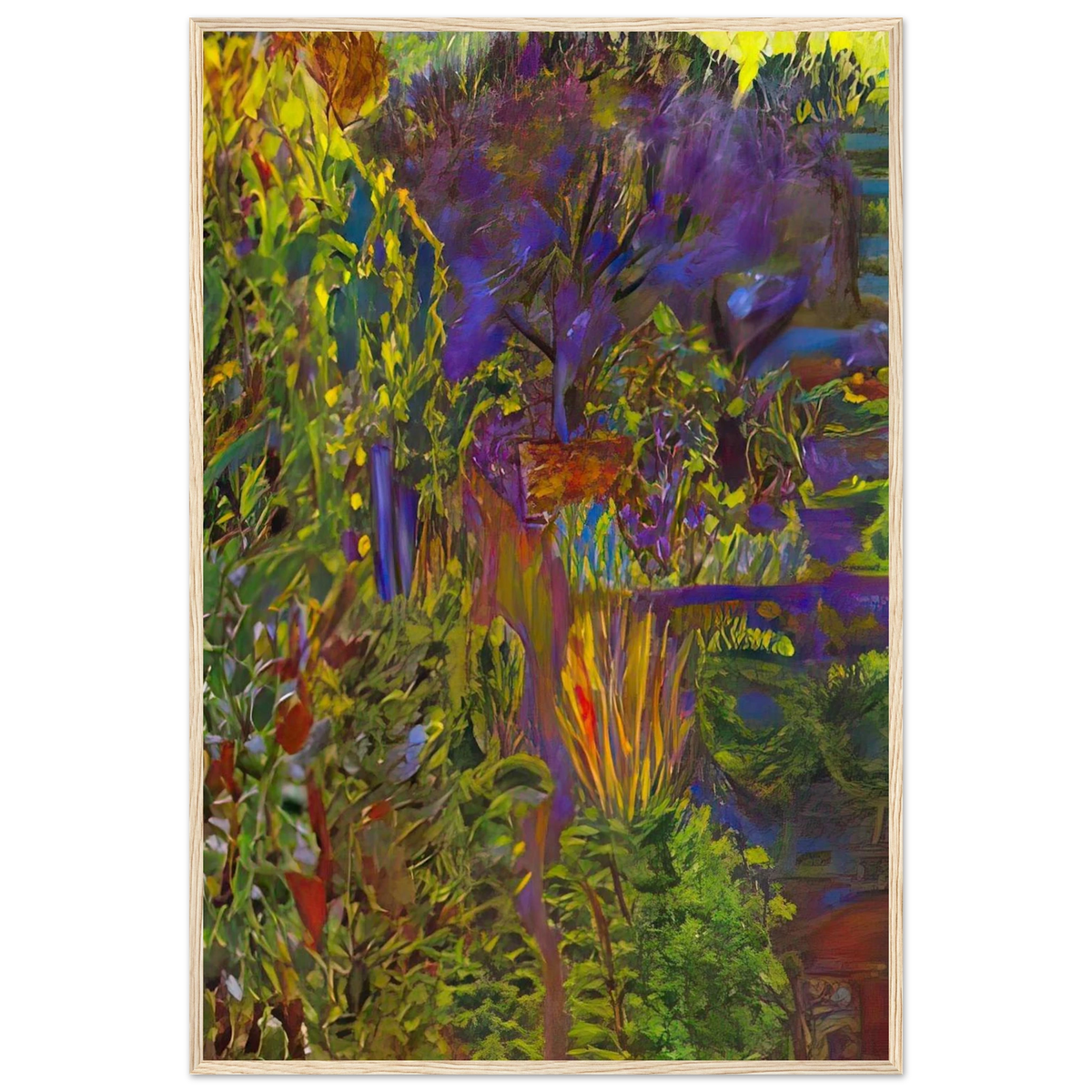 Garden at Midday Framed Poster | Pierre Bonnard Framed Prints Wall Art | Pierre Bonnard Shop