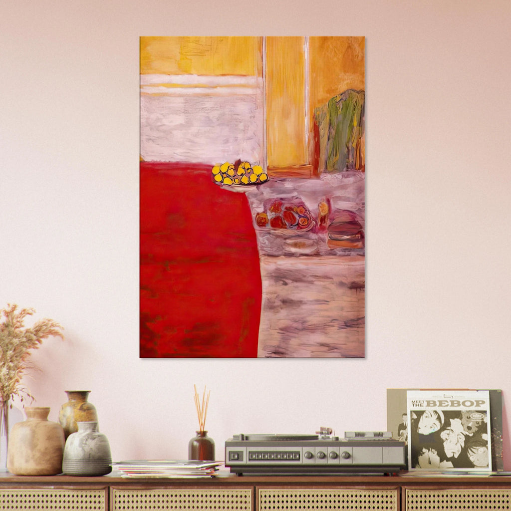 Fruit on the red carpet Canvas | Pierre Bonnard Canvas | Pierre Bonnard Shop