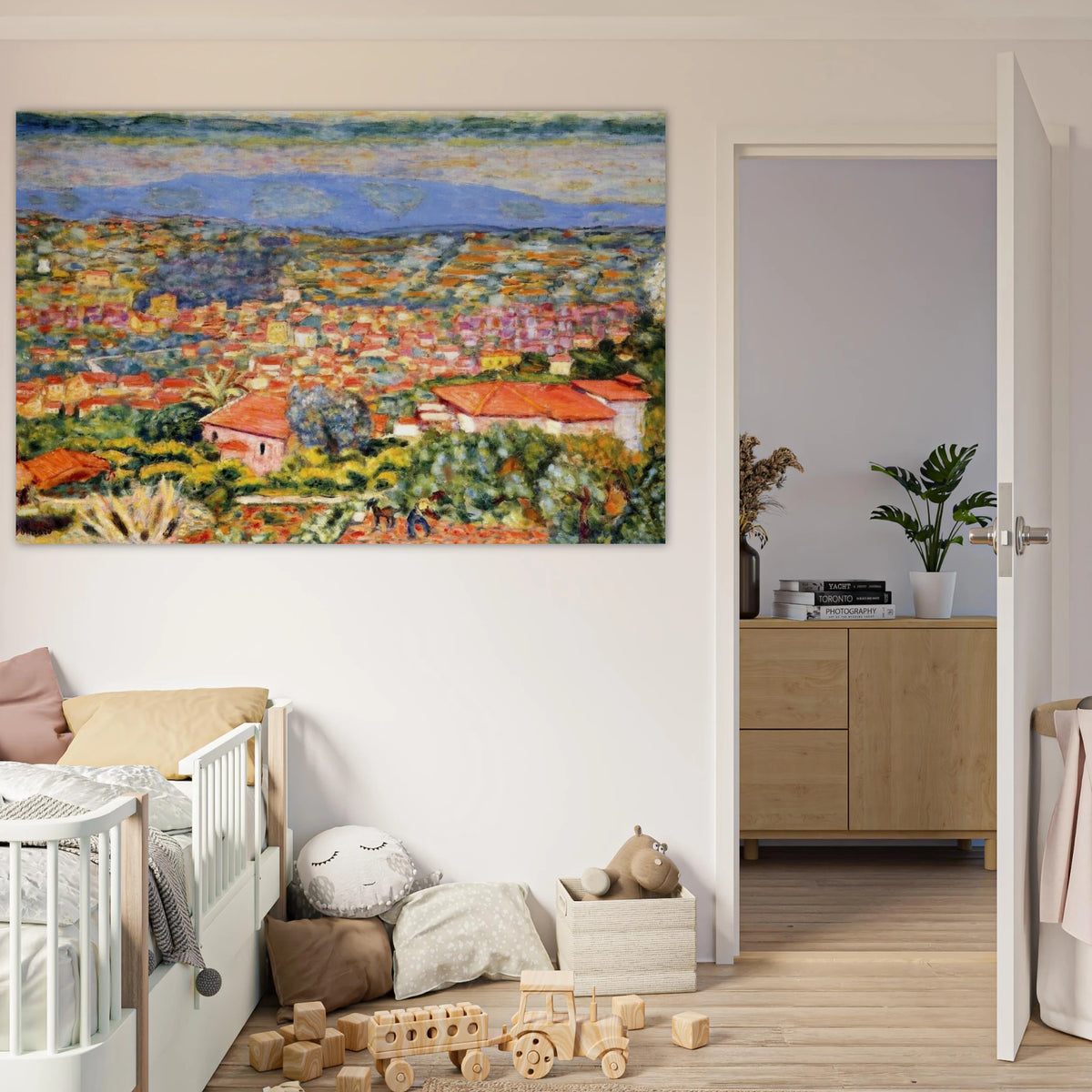 View of Le Cannet, Roofs Poster | Pierre Bonnard Poster | Pierre Bonnard Shop