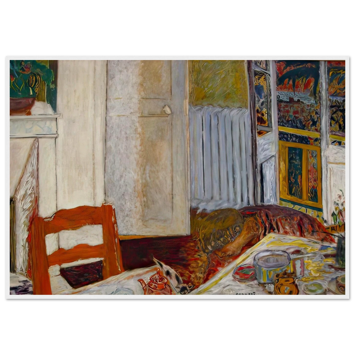 White Interior Framed Poster | Pierre Bonnard Framed Prints Wall Art | Pierre Bonnard Shop