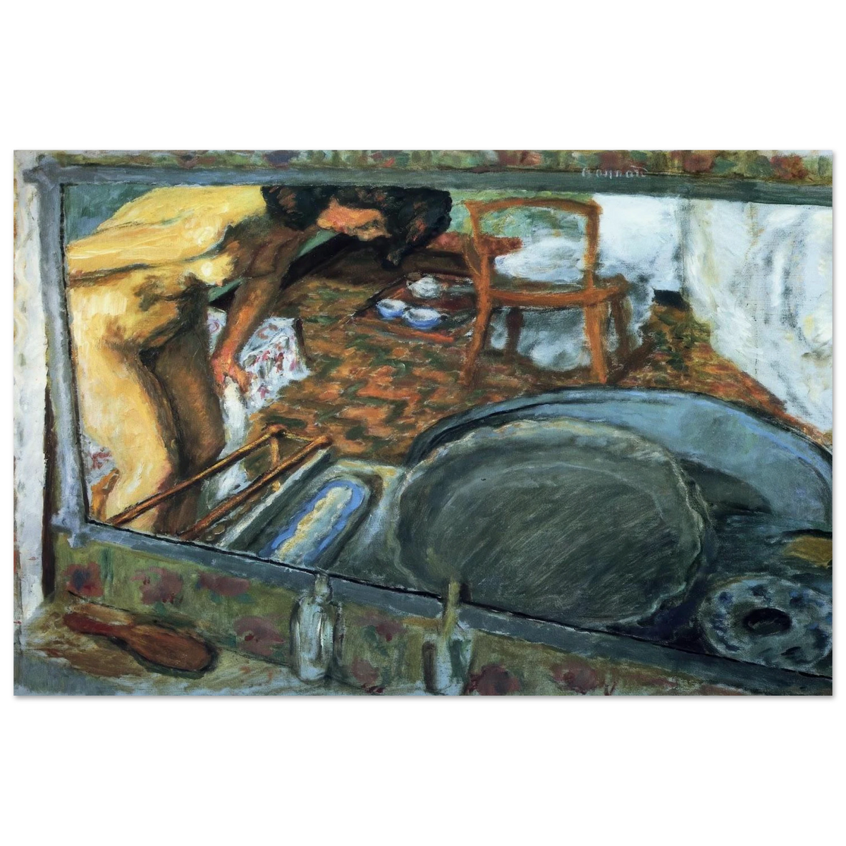 Tub in a Mirror Poster | Pierre Bonnard Poster | Pierre Bonnard Shop