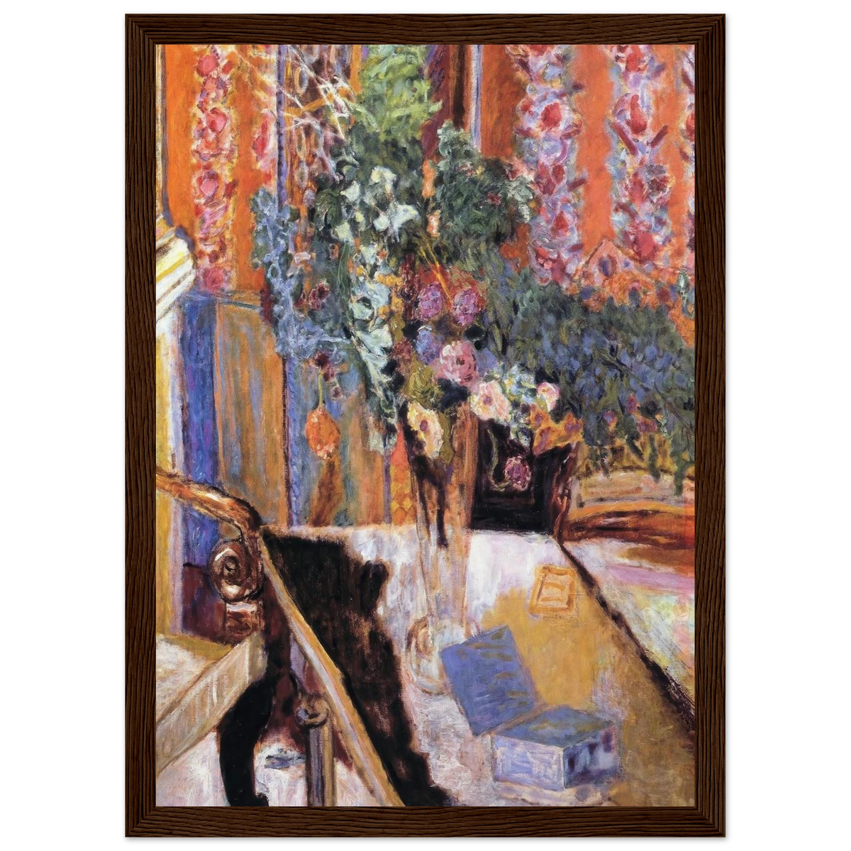 Interior with Flowers Framed Poster | Pierre Bonnard Framed Prints Wall Art | Pierre Bonnard Shop