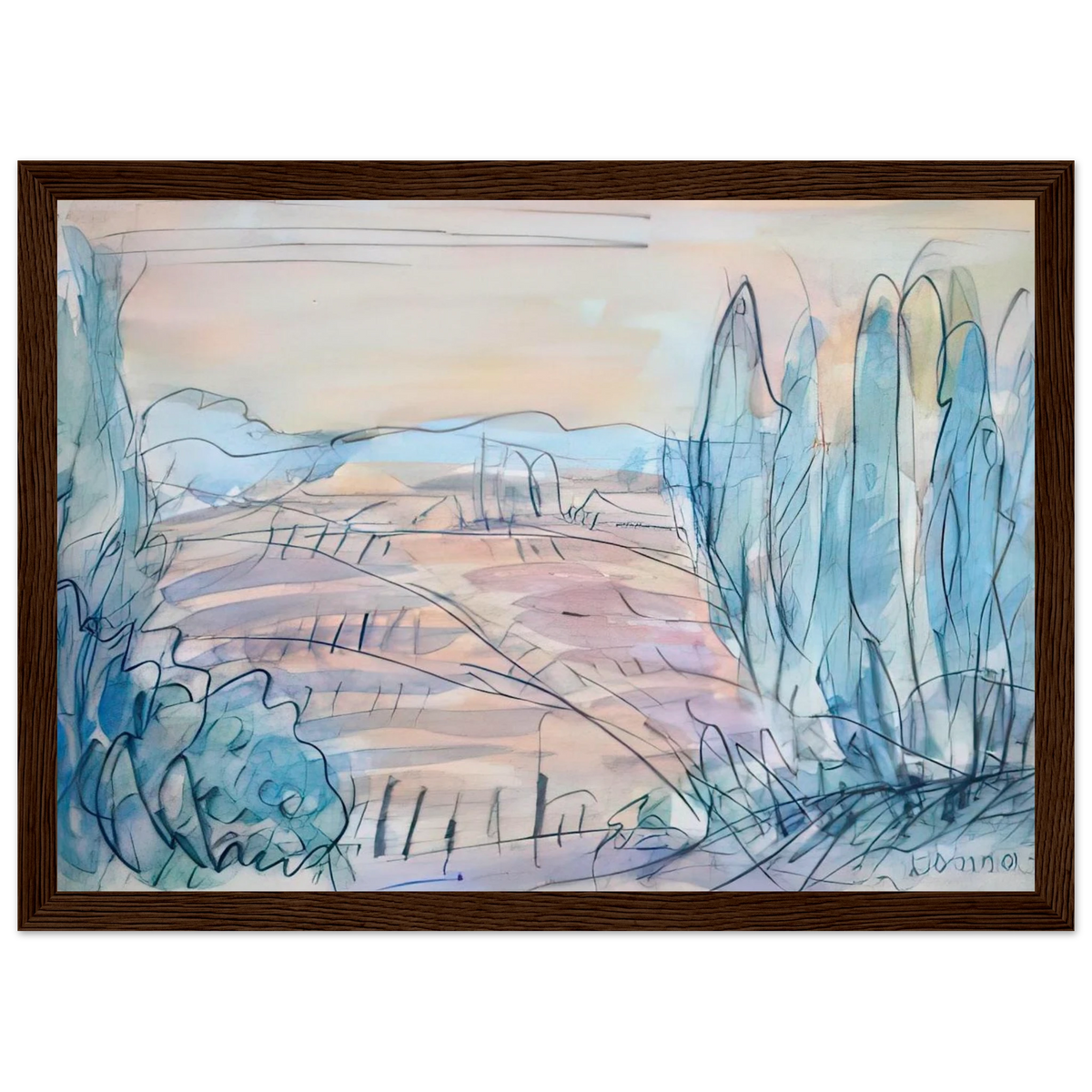 Côte d'Azur Framed Poster | Pierre Bonnard Framed Prints Wall Art | Pierre Bonnard Shop