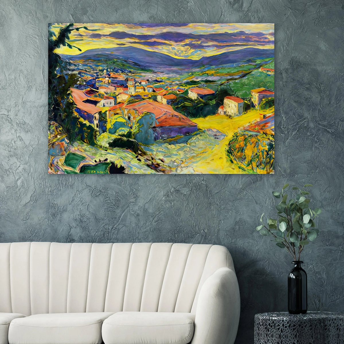 Landscape at Le Cannet Poster | Pierre Bonnard Poster | Pierre Bonnard Shop