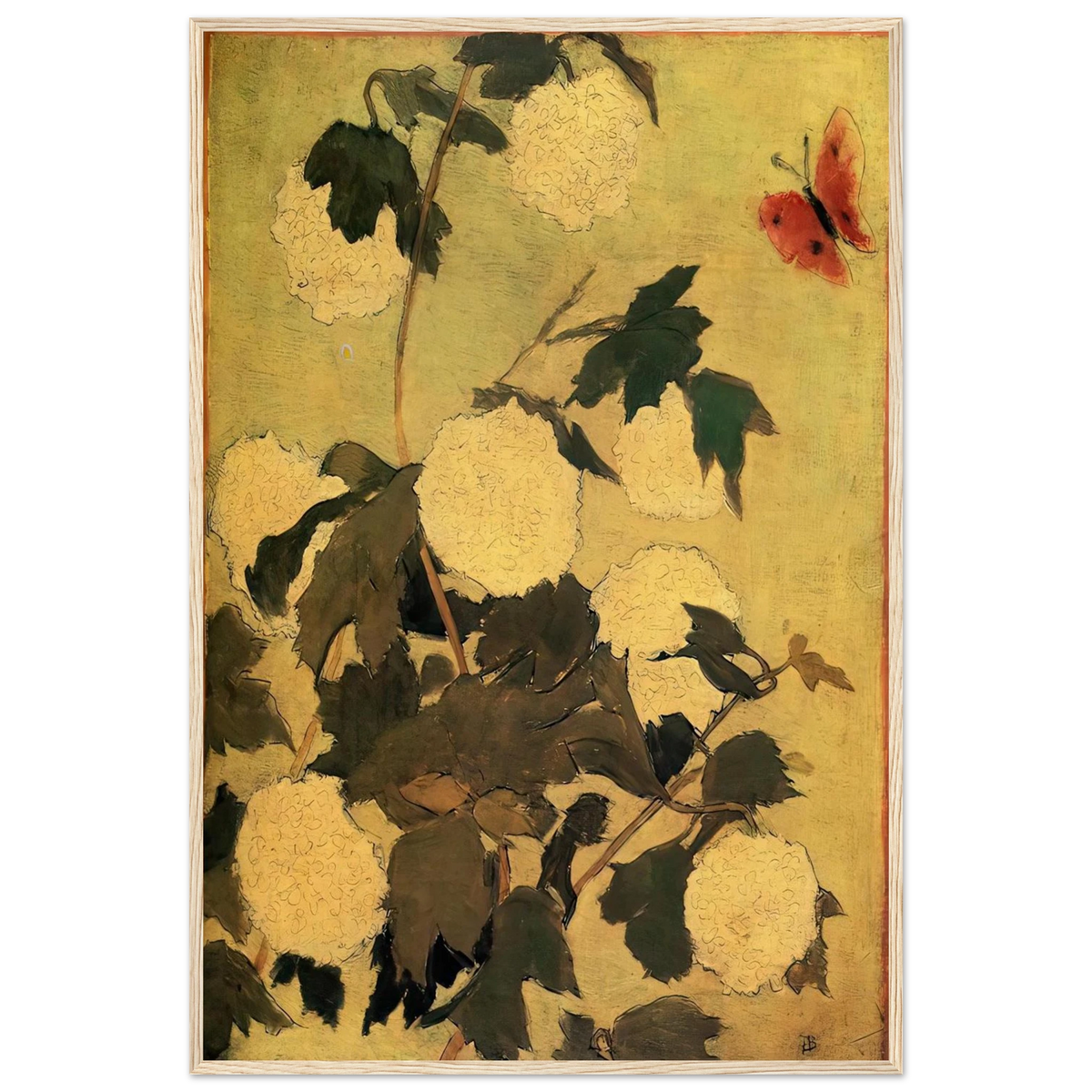 Snowballs Framed Poster | Pierre Bonnard Framed Prints Wall Art | Pierre Bonnard Shop