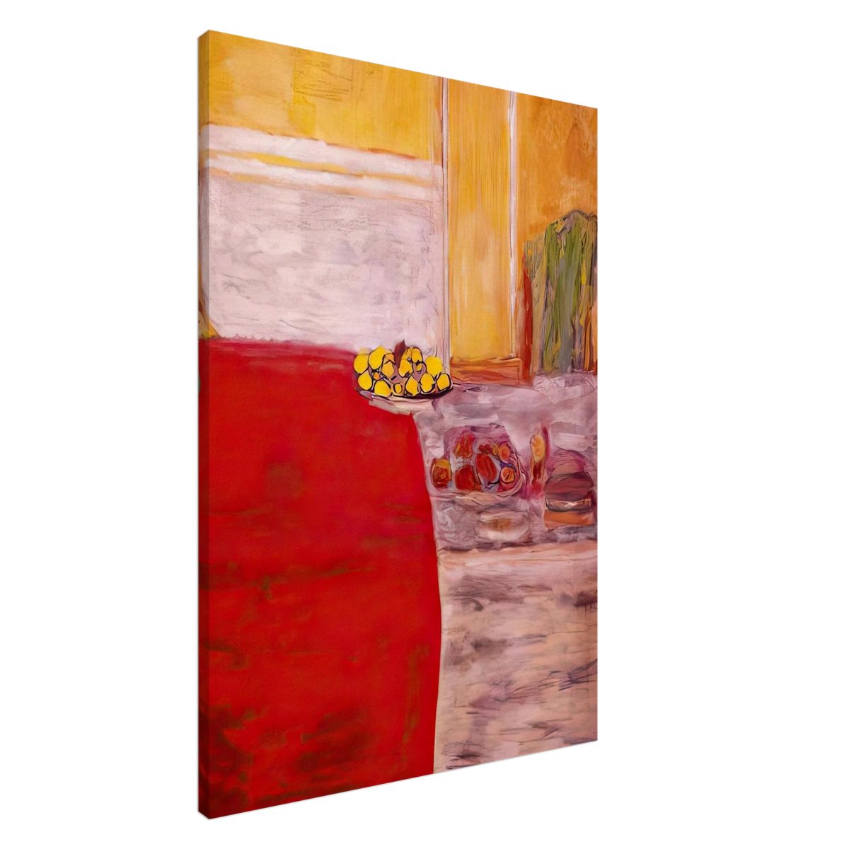 Fruit on the red carpet Canvas | Pierre Bonnard Canvas | Pierre Bonnard Shop