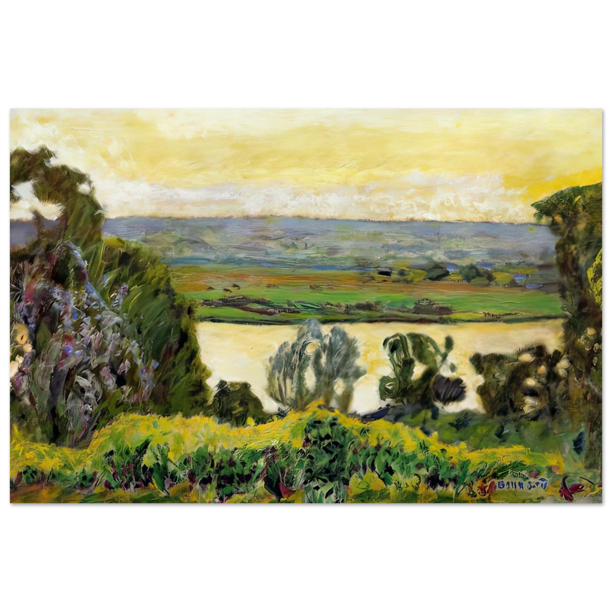 Landscape at Vernon Poster | Pierre Bonnard Poster | Pierre Bonnard Shop