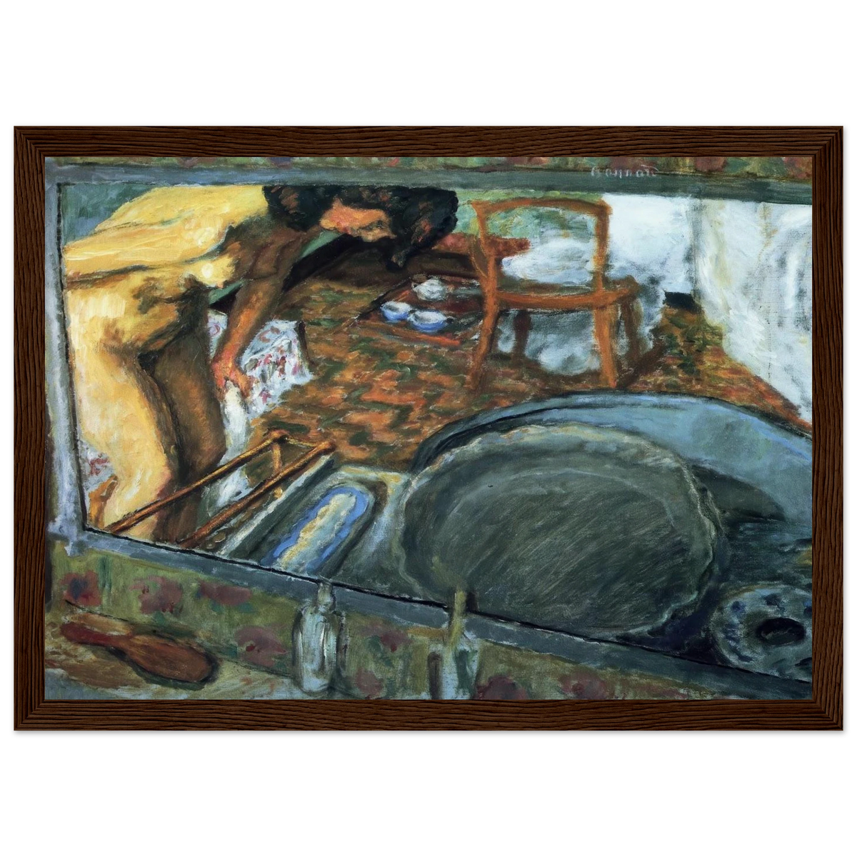 Tub in a Mirror Framed Poster | Pierre Bonnard Framed Prints Wall Art | Pierre Bonnard Shop