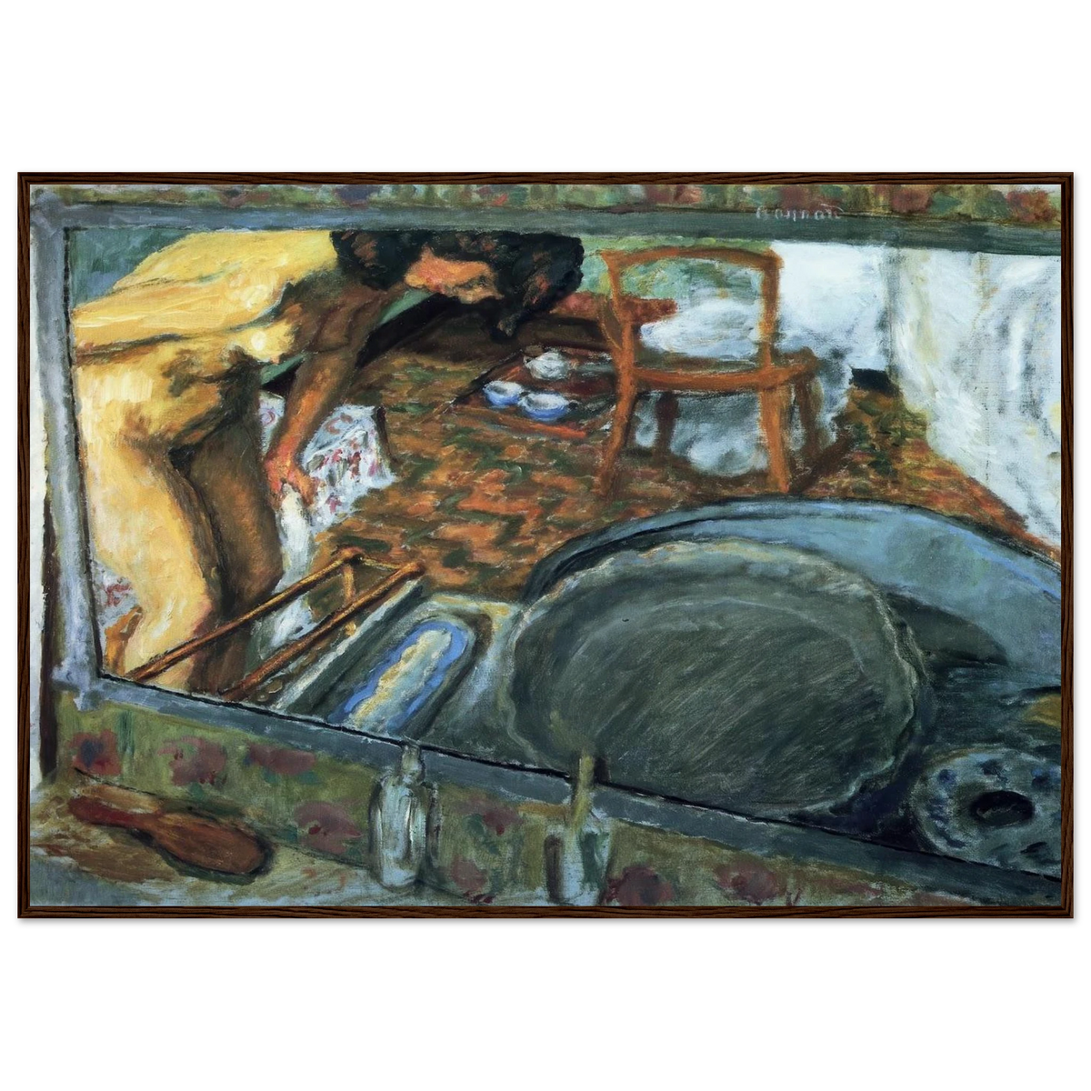 Tub in a Mirror Framed Poster | Pierre Bonnard Framed Prints Wall Art | Pierre Bonnard Shop
