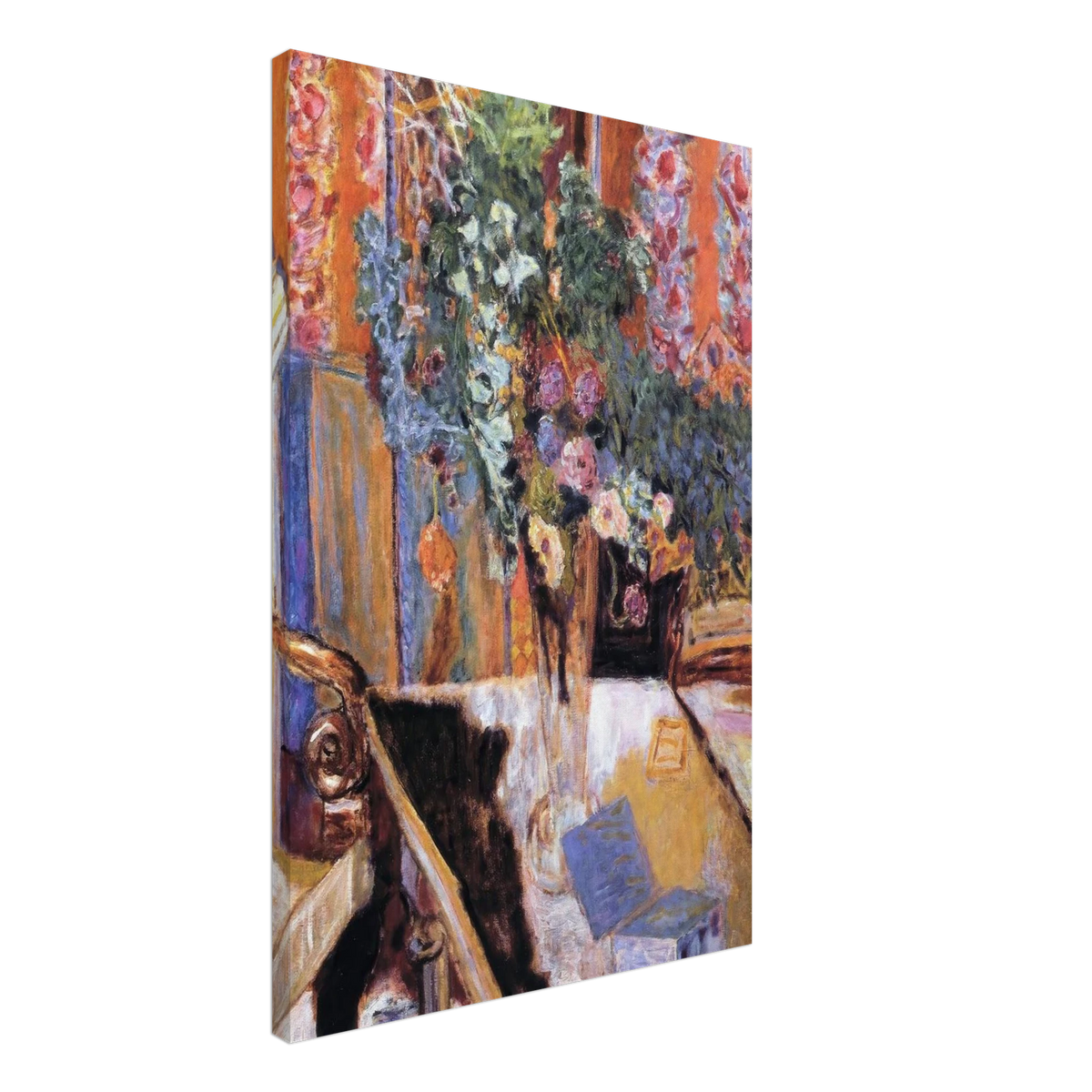 Interior with Flowers Canvas | Pierre Bonnard Canvas | Pierre Bonnard Shop
