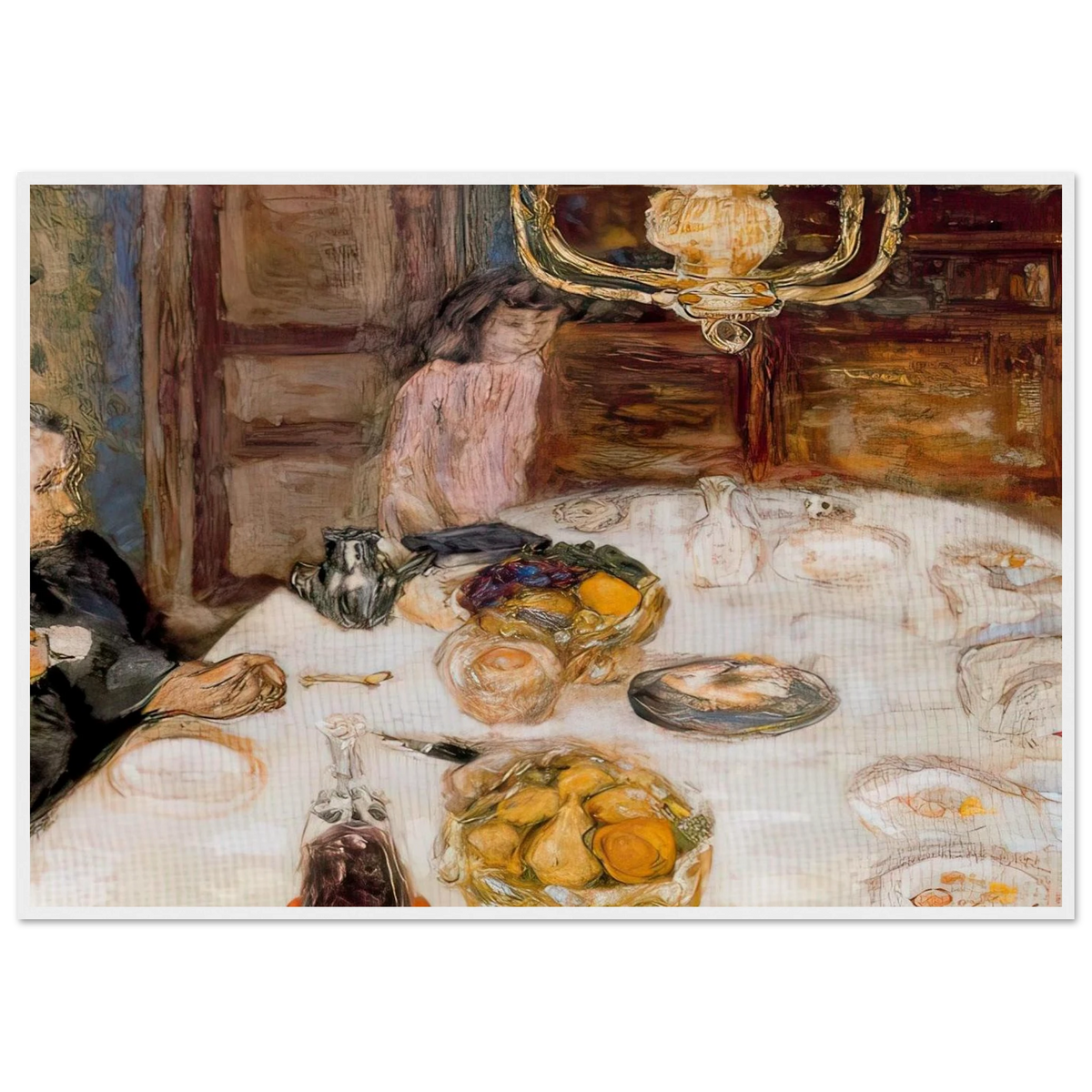 Lunch at Le Grand Lamps Framed Poster | Pierre Bonnard Framed Prints Wall Art | Pierre Bonnard Shop