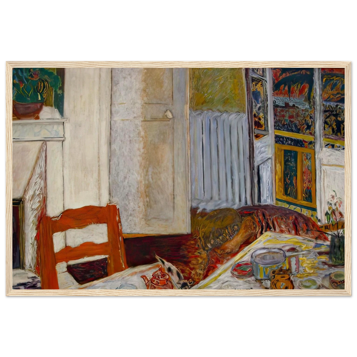 White Interior Framed Poster | Pierre Bonnard Framed Prints Wall Art | Pierre Bonnard Shop