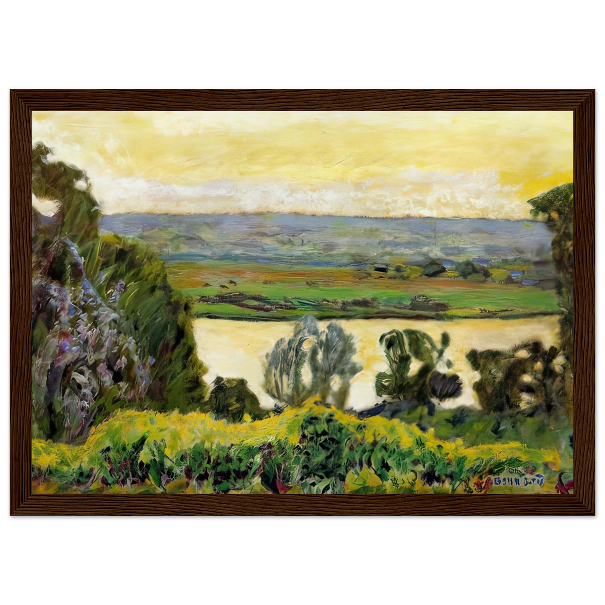 Landscape at Vernon Framed Poster | Pierre Bonnard Framed Prints Wall Art | Pierre Bonnard Shop