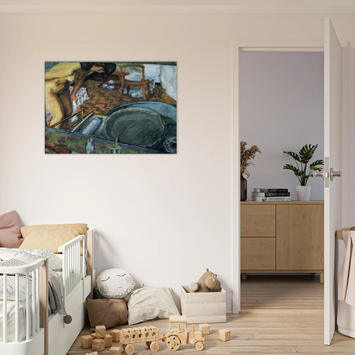 Tub in a Mirror Canvas | Pierre Bonnard Canvas | Pierre Bonnard Shop