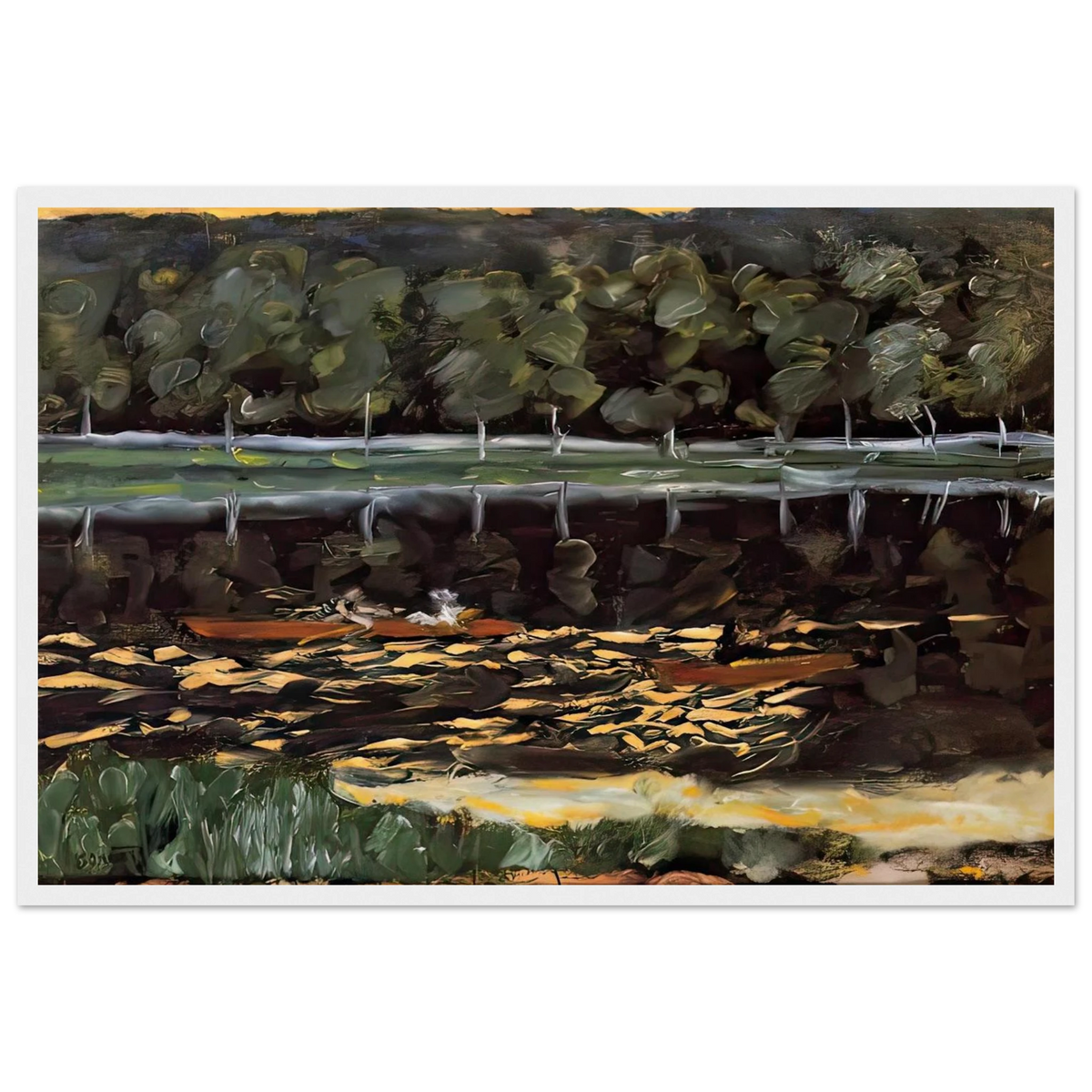 Going Rowing Framed Poster | Pierre Bonnard Framed Prints Wall Art | Pierre Bonnard Shop