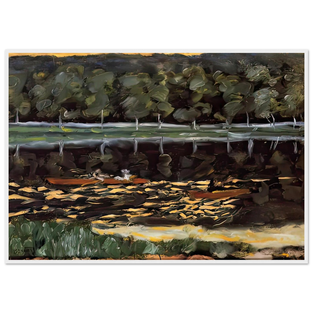 Going Rowing Framed Poster | Pierre Bonnard Framed Prints Wall Art | Pierre Bonnard Shop