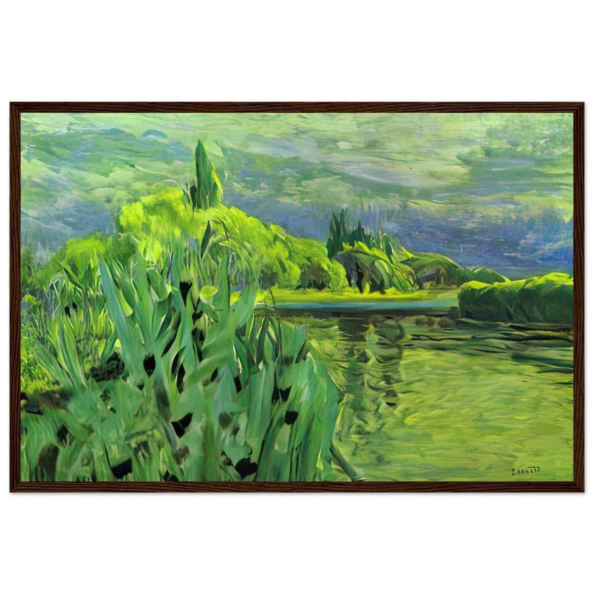 The Seine Framed Poster | Pierre Bonnard Framed Prints Wall Art | Pierre Bonnard Shop