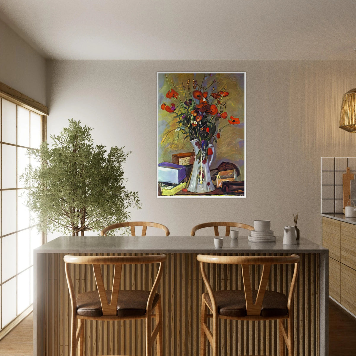 Poppies Framed Poster | Pierre Bonnard Framed Prints Wall Art | Pierre Bonnard Shop