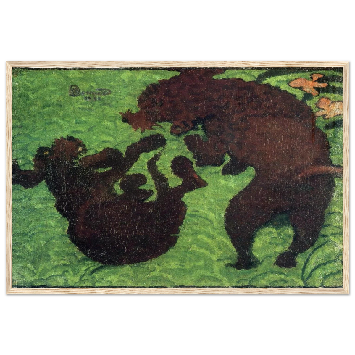 Two Poodles Framed Poster | Pierre Bonnard Framed Prints Wall Art | Pierre Bonnard Shop
