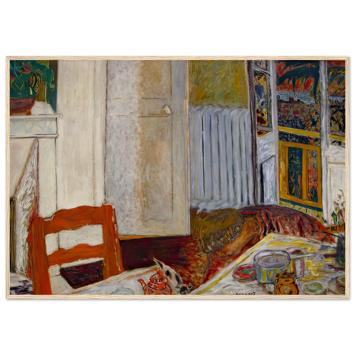 White Interior Framed Poster | Pierre Bonnard Framed Prints Wall Art | Pierre Bonnard Shop